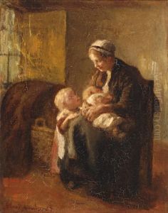 Sleepy Time by Albertus Johan Neuhuys