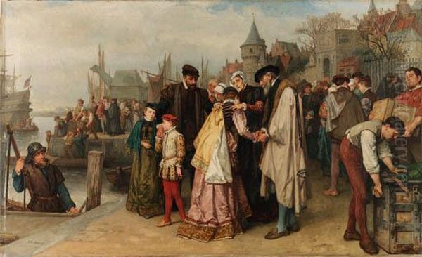 Emigration Of The Huguenots - view 1