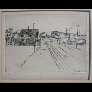 St. Sauveur; Sawmill At St. Donat, Que by Ernst Neumann