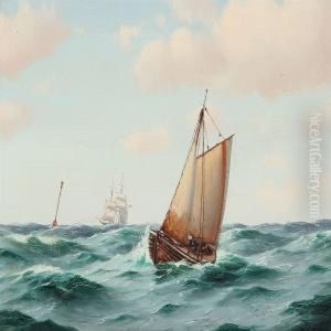Lodsbaaden Gaaer Udefter by Johann Neumann