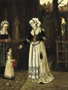 Lady Charity, Antwerp: A Kind Gift by Alphonse Neumans Of Scarborough