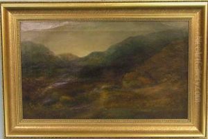 Hutte In Bergiger Landschaft