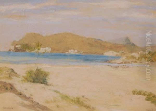 Beach Scene At Paguera - view 1
