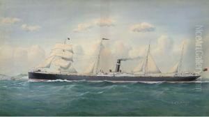 Pindari
Under Sail And Steam Passing Dover by Richard Henry Neville-Cumming