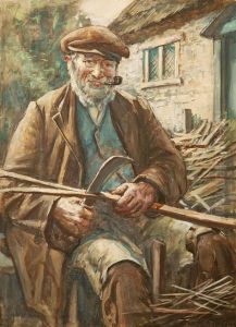 Dorsetwoodman by Francis Henry Newbery