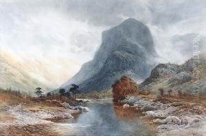 Lakeland Landscape Thought To Be Castle Crag,borrowdale