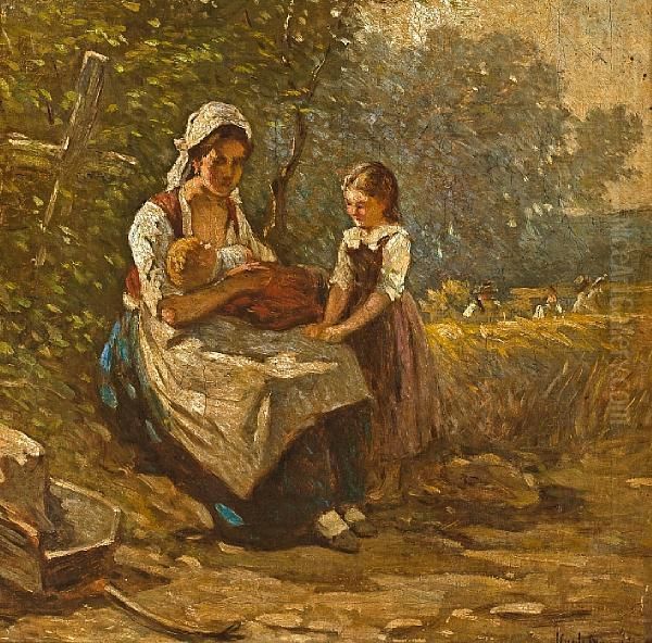 A Rest From The Fields - view 1