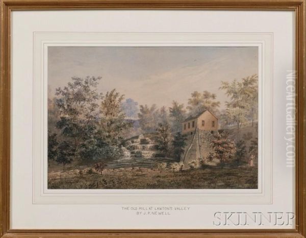 The Old Mill At Lawton's Valley. - view 1