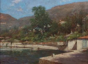 A Private Mooring, South Of France by Harry Foster Newey