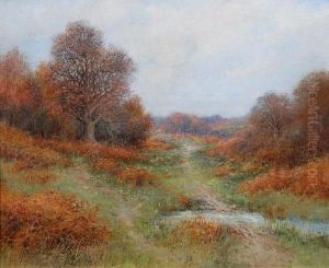 An Autumn Woodland Path by Harry Foster Newey