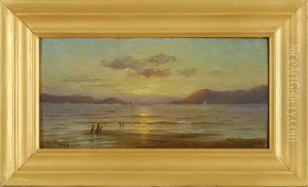 Sunset Over San Francisco Harbor - view 1