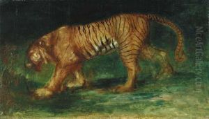 Walking Tiger by Robert Loftin Newman