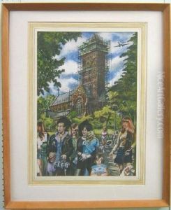 St Peter's Church Hampstead With Punks