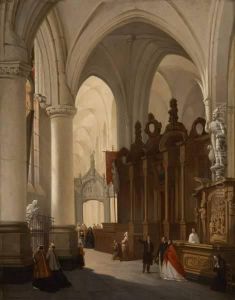 Interieur D'eglise Anime by Bernard Neyt