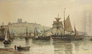 Dover Harbour by Richard Henry Nibbs