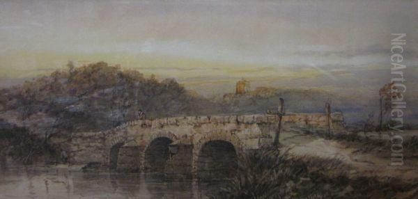 A Bridge At Sundown - view 1