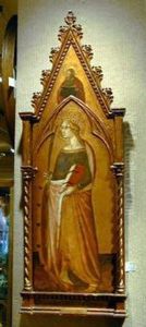 Saint Catherine Of Alexandria by Niccolo Di Ser Sozzo