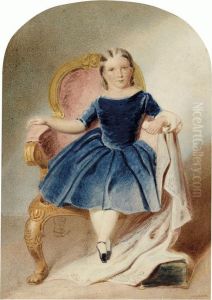 Miss Marian Fletcher, Aged 6, Sydney by William Michael Nicholas