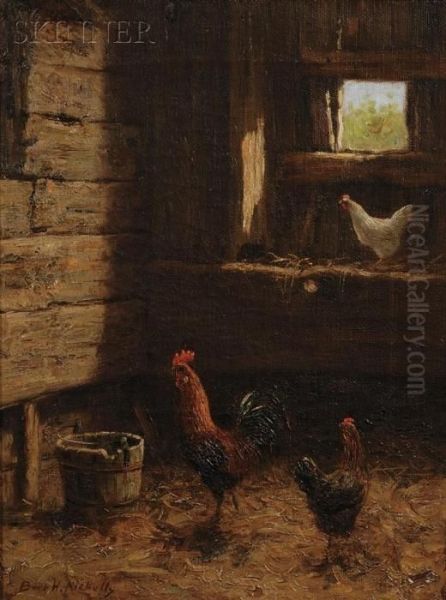 Chickens In The Barn - view 1