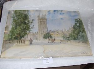 Magdalen College From The Bridge, Oxford