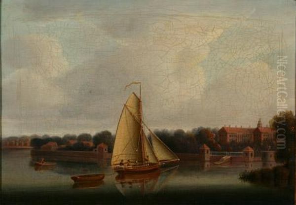 Ships On The Thames At Chelsea: - view 1