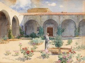 Among The Flowers, Capistrano Mission California