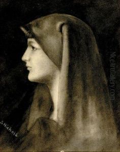 Portrait Of Woman by Spencer Baird Nichols