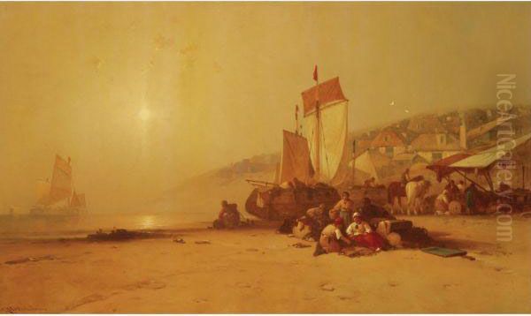 Peasants On A Beach - view 1