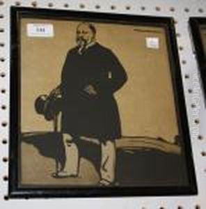 Full Length Portrait Of King Edward Vii by William Nicholson