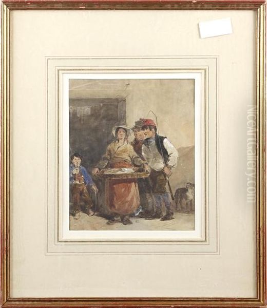 Figures In A Street - view 1