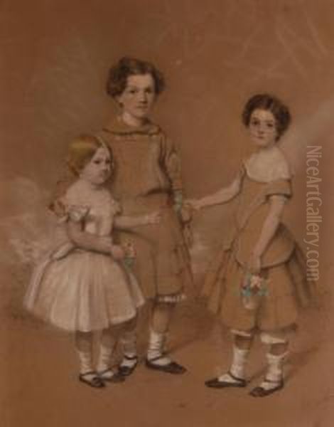 Portrait Of 3 Children - view 1