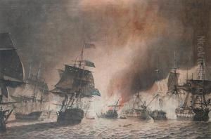 The Blowing Up Of The Orient At The Battle Ofthe Nile
