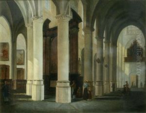Cathedral Interior by Josephus Christianus Nicolie