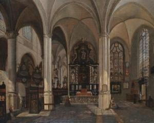The Interior Of St. Jacobs, Antwerp.