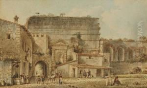 La Porte Majeure A Rome; Et Temple De Minerva Medica A Rome by Victor-Jean Nicolle