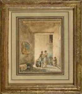 Rome, Scene De Rue by Victor-Jean Nicolle