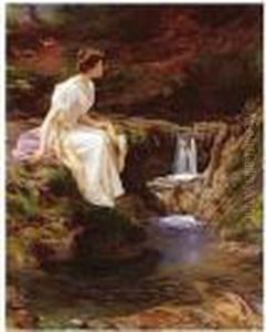 Edouard , Day Dreams, Signed, Oil On Canvas Laid Down, 98.5 X 79 Cm.; 38 3/4 X 31 Cm by Eduard Niczky