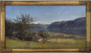 Entrance To Hardanger by Amaldus Clarin Nielsen