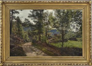 Morning At A Country Road, Mandal by Amaldus Clarin Nielsen