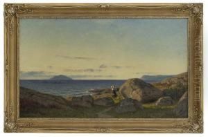 Aften Ved Stavenes by Amaldus Clarin Nielsen
