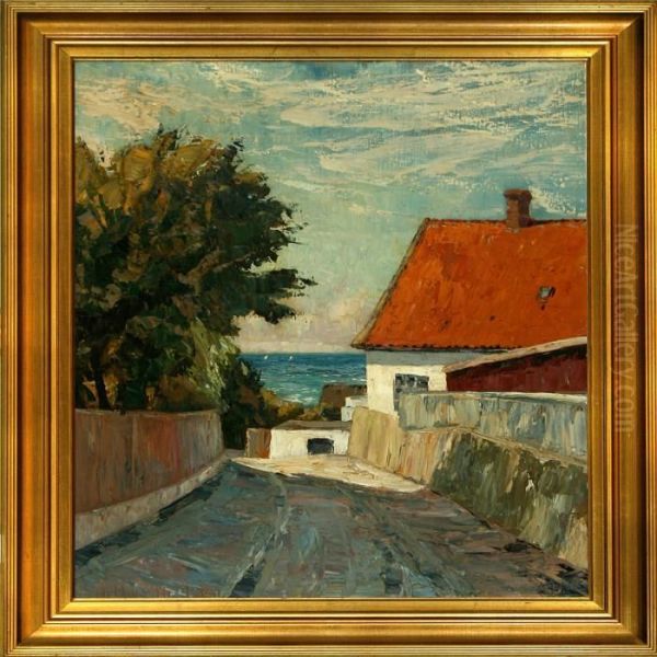 Street Scenery From Bornholm Island - view 1
