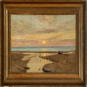 A Danish Coastal Scenery by Arthur Nielsen