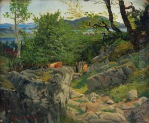 Fra Kolsdalen Ved Kristiansand 1863
