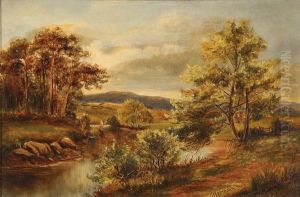 An English Landscape by Edmund John Niemann