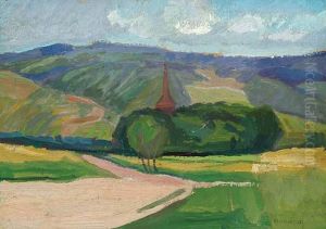 Droga Do Wsi, Ok. 1916 by Jerzy Niementowski