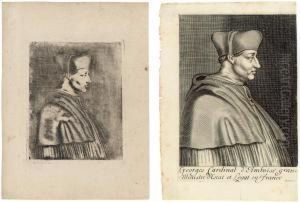 Cardinal D'amboise Probably Printed Mid- To Late S