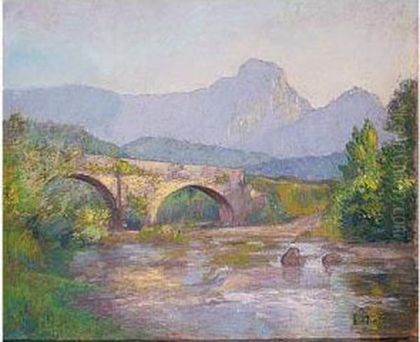 Paisaje Del Duranguesado Con Elmonte Amboto - view 1