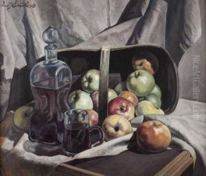 Still Life
Decanter & Apples by Paul Nietsche