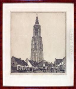 Ansicht Von Amersfort Mit Dem #turm Unserer Lieben Frau#
