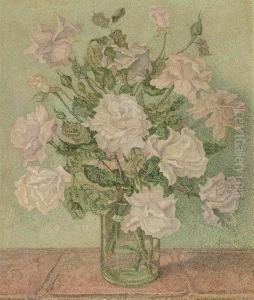 Pink And White Roses by Jacob Nieweg